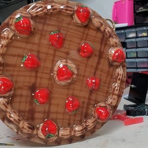 Chocolate strawberry cake Clutch-  women's HandBag